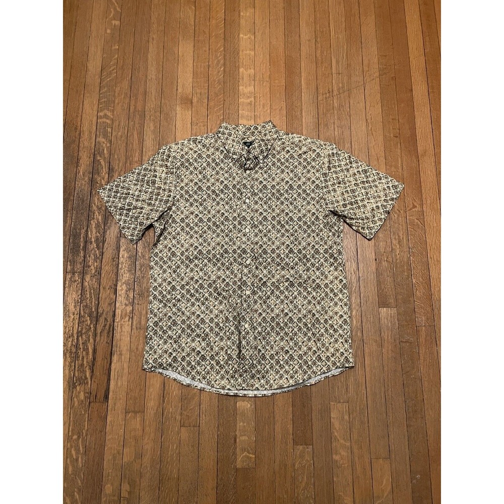 NWT David Taylor Collection Geometric Design Button-up shirt Mens L